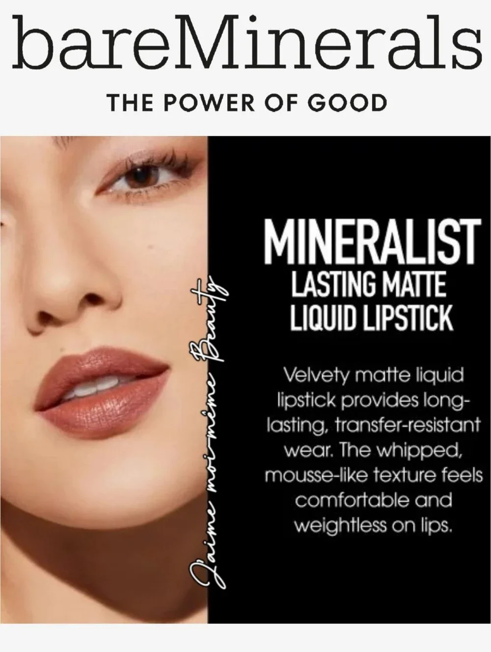 bareMinerals MINERALIST Lasting Matte Liquid Lipstick- Mighty Cool Midtone Pink